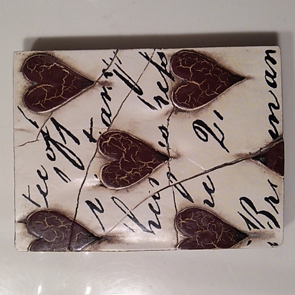 Sid Dickens T-01 "Red Hearts with Script" *Retired* Vintage - Picture 1 of 7